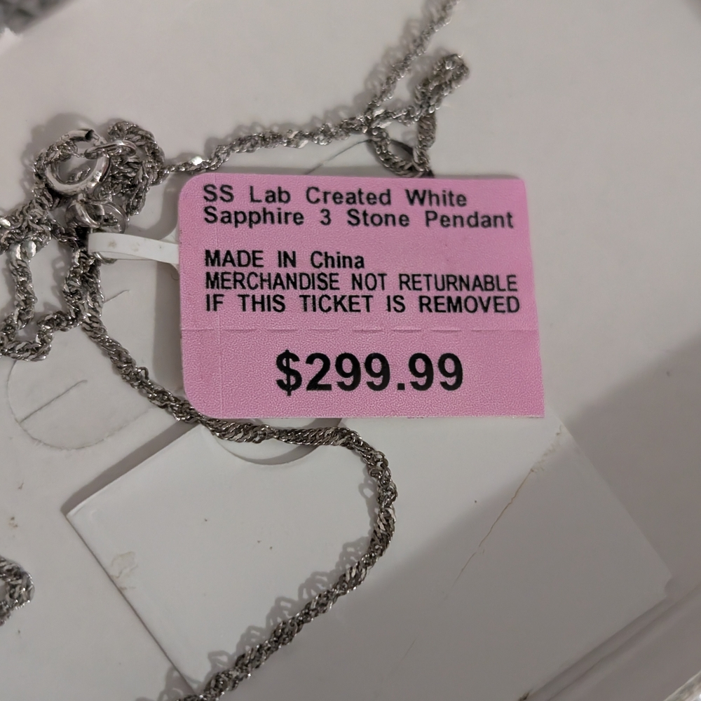 Elegant Silver Infinity Pendant Necklace - Picture 3 of 5